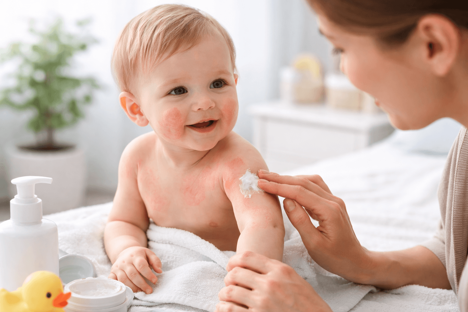 How I Managed My Baby's Eczema Symptoms